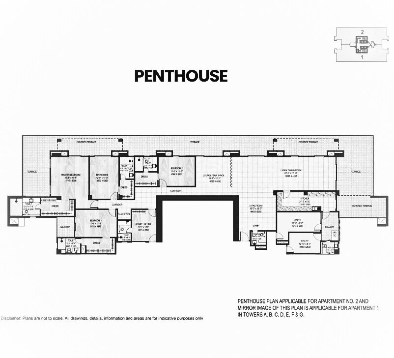  dlf privana apartments floor plan