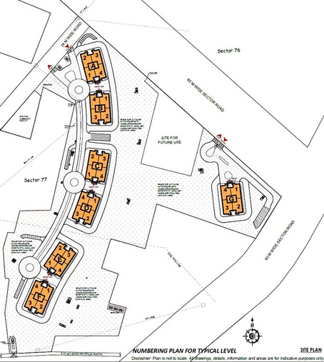 dlf privana apartments site plan