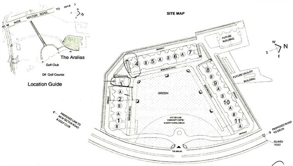 dlf aralias menities plan