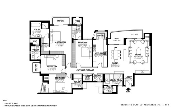  dlf belaire  floor plan