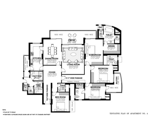  dlf belaire  floor plan