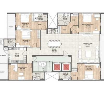  dlf grove floor plan