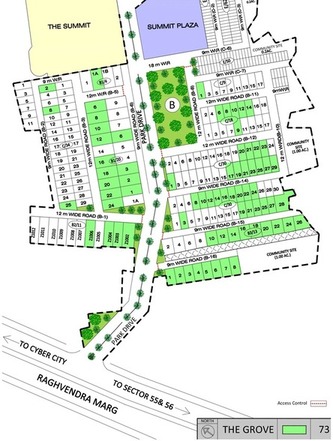 dlf grove  site plan