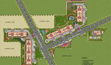 dlf skycourt site  plan