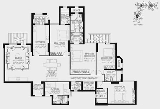  dlf summit  floor plan